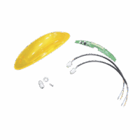 Lámpara integrada en c?pula.