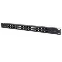 PANEL PARCHEO,INTELLINET,720342, CAT 5E, 12 PTOS 1U POE