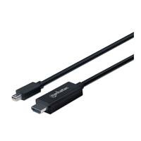 10189011.jpg CABLE DISPLAYPORT,MANHATTAN,153232, MINI - HDMI 1080P 1.8M