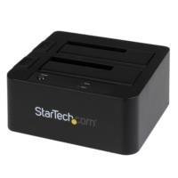 BASE DOCKING STATION USB 3.0 CON UASP DE 2 BAHIAS PARA DISCO DURO O SSD SATA III DE 2.5 O 3.5 PULGADAS - INTERCAMBIO EN CALIENTE - STARTECH.COM MOD. SDOCK2U33