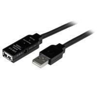 CABLE DE EXTENSI?N ALARGADOR DE 10M USB 2.0 HI SPEED ALTA VELOCIDAD ACTIVO AMPLIFICADO - MACHO A HEMBRA USB A - NEGRO - STARTECH.COM MOD. USB2AAEXT10M