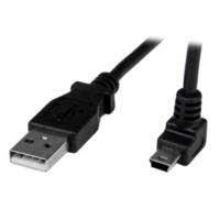 CABLE ADAPTADOR 1M USB A MACHO A MINI USB B MACHO ACODADO EN ?NGULO HACIA ARRIBA PARA TEL?FONOS TABLETS DISPOSITIVOS M?VILES - STARTECH.COM MOD. USBAMB1MU