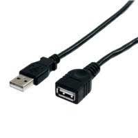 CABLE DE 0.9M DE EXTENSI?N USB 2.0 DE ALTA VELOCIDAD HI SPEED - MACHO A HEMBRA USB A - EXTENSOR - NEGRO - STARTECH.COM MOD. USBEXTAA3BK