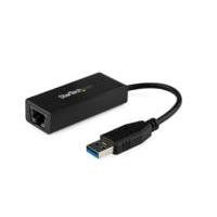 ADAPTADOR TARJETA DE RED EXTERNA NIC USB 3.0 A 1GBPS GIGABIT ETHERNET 1 PUERTO - 1X RJ45 HEMBRA - 1X USBA - NEGRO - STARTECH.COM MOD. USB31000S