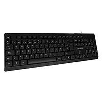 TECLADO ACTECK INSPIRE TA210 / ALAMBRICO USB / ESPA?OL / 105 TECLAS / NEGRO / AC-928946