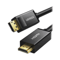 Cable DP Macho a HDMI Macho / Longitud 1.50 m / Soporta 4K@30Hz / Soporta 3D / Cobre Esta?ado 28AWG / Blindaje interno m?ltiple / Transmisi?n Unidireccional / botón de Liberación / Chip de ?ltima Generación