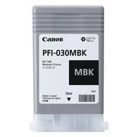 TANQUE DE TINTA CANON PFI-030 MBK NEGRO MATE,COMPATIBLE: TA-20,TA-30,CAPACIDAD 55 ML
