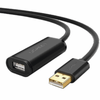 Cable de Extensi?n Activo USB 2.0 / 30 Metros / Macho-Hembra / Booster individual FE1.1S incorporado / Velocidad de hasta 480 Mbps / Ideal para impresoras, consolas , Webcam, etc.