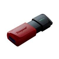 MEMORIA KINGSTON 128GB USB 3.2 GEN 1 ALTA VELOCIDAD / DATATRAVELER EXODIA M ROJO C/TAPA M?VIL (DTXM/128GB)