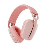 AUDIFONOS CON MICROFONO TIPO DIADEMA LOGITECH ZONE VIBE 100 WIRELESS COLOR ROSA BLUETOOTH, USB AND #8209;A, RECARGABLES CONTROL DE AUDIO INTEGRADO