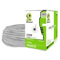 BOBINA BROBOTIX CAT5E UTP CCA 305MTS  GRIS