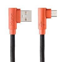 CABLE MICRO USB HUNE HIEDRA SUSTENTABLE TRENZADO CARGA RAPIDA Y DATOS 90?  1.2M (CORTEZA)