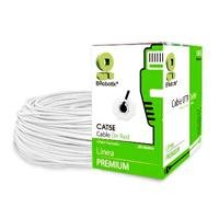 BOBINA BROBOTIX CAT5E UTP CCA, 305MTS, COLOR BLANCO