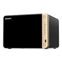 NAS QNAP TS-664-8G / TORRE / 6 BAHIAS / CELERON N5095 NUCLEO CUADRUPLE 2.9 GHZ /8GB RAM DDR4 / LAN 2,5GBE X2 / USB 3.2 X2 / HDMI / HOT SWAP / SOPORTEA M.2 2280 /NO INCLUYE DISCOS