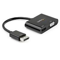 ADAPTADOR DE VIDEO DISPLAYPORT A HDMI VGA - DONGLE CONVERTIDOR DISPLAYPORT 1.2 HBR2 A HDMI 2.0  O VGA 1080P - STARTECH.COM MOD. DP2VGAHD20