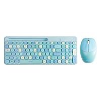 KIT ACTECK CREATOR CHIC MK470 / TECLADO Y MOUSE / INALAMBRICO / RECEPTOR USB / ESPA?OL / 110 TECLAS / OPTICO / 1600 DPI / AZUL / AC-935197