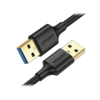 Cable USB-A 3.0 a  USB-A 3.0 / 1 Metro / Macho a Macho / Conector Niquelado / N?cleo de Cobre Esta?ado / Blindaje M?ltiple / Velocidad 5Gbps / No Requiere Controlador / Compatible con USB2.0 Y USB 1.1