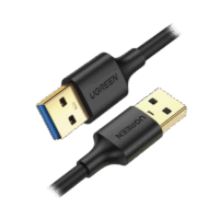 Cable USB-A 3.0 a  USB-A 3.0 / 2 Metros / Macho a Macho / Conector Niquelado / N?cleo de Cobre Esta?ado / Blindaje M?ltiple / Velocidad 5Gbps / No Requiere Controlador / Compatible con USB2.0 Y USB 1.1