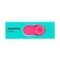 MEMORIA ADATA 32GB USB 2.0 UV220 RETRACTIL AZUL-ROSA