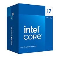PROCESADOR INTEL CORE I7-14700F S-1700 14A GEN /HASTA 5.4 GHZ /CACHE 33MB /20 CORES 8P12E /SIN GRAFICOS /CON DISIPADOR /COMPUTO MEDIO