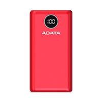 BATERIA DE RESPALDO POWER BANK ADATA P20000QCD 20000MAH/2 USB A/ 1 USB C/INDICADOR DE CARGA DIGITAL/ROJO(AP20000QCD-DGT-CRD)