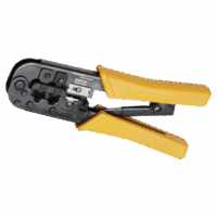 Pinzas para Terminación de Conectores RJ45 de 8 Posiciones y  RJ11/RJ12 de 4 y 6 Posiciones