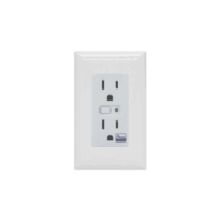 (ZWAVE) Tomacorriente con señal inalambrica Z-WAVE, compatible con HUB HC7, C8, puede ser un panel de alarma L5210, L7000 con Total Connect y Alarm.Com