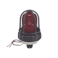 Luz Estroboscópica para ubicaciónes peligrosas,  montaje tipo tubo, 240 VCA, color Rojo
