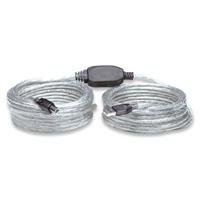 CABLE USB,MANHATTAN,510424, V2.0 A-B 11.0M ACTIVO