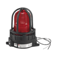 Luz de advertencia LED para ubicaciónes peligrosas, montaje para superficies, 120/240Vca, rojo