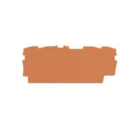 Placa final e intermedia; espesor 0,8 mm; naranja