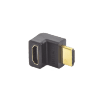 Adaptador HDMI de 90 Grados Macho a Hembra / Hacia Arriba / HDMI 2.0  4K@60Hz / Proporciona Flexibilidad Sin Doblar los Cables HDMI