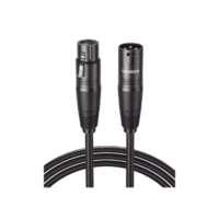 Cable para Micr?fono XLR Tipo Canon Macho a Hembra / 10 Metros / Plug & Play / Antiinterferencias / Triple Blindaje / Alta Calidad / Color Negro