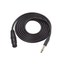 Cable para Micr?fono Plug 6.35 mm (1/4 Inch) Macho a XLR Canon Hembra / N?cleo de Cobre / 5 Metros / Alta Calidad / Color Negro