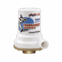 Bomba sumergible para vivero de 1600 galones por hora a 12 Volts de corriente directa.