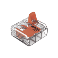 COMPACT SPLICING CONNECTORFOR ALL CONDUCTOR TYPES TRANSPARENT  3 CONNECTORS