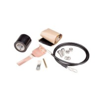 Kit de aterrizaje Est?ndar para cable coaxial de 1/4", 3/8", CNT-400, 9913. Longitud del conductor 60".