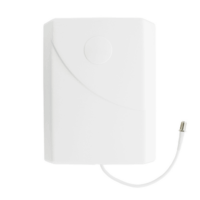 Antena Tipo Panel de Montaje en Pared, Multibanda 700-960 MHZ/ 1710-2170 MHz, 75 Ohm, conector F hembra.