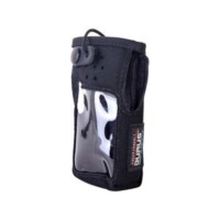 Funda reforzada de Nylon, clip met?lico en cinto, correa de broche y visor frontal / IC-F1000T/09 o IC-F2000T/09.