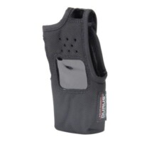 Funda de Nylon, lazo-cinto, capuch?n auto-adherible / botones y visor frontal / IC-F3021, IC-F3031, IC-F3230.