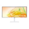 MONITOR LED SAMSUNG 34 PULGADAS,WIDESCREEN, WQHD 3,440 X 1,440, HDMI 1, D. PORT 1, 100HZ, 5MS, BLANCO, BOCINAS, CURVO, 1000R, THUNDERBOLT, USB-C