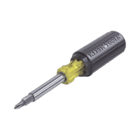 Desarmador Multipunta, 11 en 1, con Puntas Phillips, Ranuradas, Cuadradas y Torx.