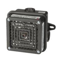 Bocina para lugares peligrosos Vibratone? con carcasa para exteriores Tipo 4X,  Certificado CSA Listado por UL y cUL para Clase I, Divisi?n 2, Grupos A, B, C y D; Clase II, Divisi?n 2, Grupos F y G; Clase III, 120 VCA, Color Negra