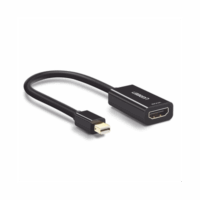 Convertidor Mini Display Port a HDMI / 4K@30Hz / Thunderbolt / Blindaje interno m?ltiple /  Carcasa ABS / Longitud de 25 cm