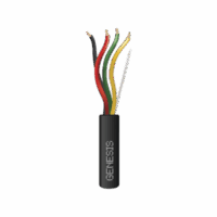 Bobina de Cable de 305m 4x14 AWG / Cable DIRECT BURIAL / Color Negro