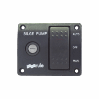 Switch de tres posiciones para control de bombas de achique.