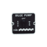 Switch de tres posiciones para control de bombas de achique de 12 o 24 Vcd.