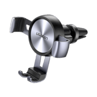 Soporte de Celular para Autom?vil en Rendija de Ventilación / Sistema de Gravedad / Rotacion de 360? /Angulo Multiple / Almohadillas de Goma Antideslizantes / Amplia Compatibilidad con dispositivos de 4'' a 7'' / Color Negro