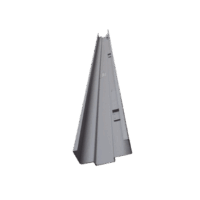 Jamba de contra galvanizada 7' 0", 5 3/4" con preparación para pestillo izquierdo Compatible con puerta 5041, 5043, 5042, 5046, 5044, 5045, 5048, 5051 y 5050.