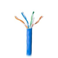 Bobina de 305 Metros Cable Par Trenzado Nivel 5 (CAT 5e) / CMR / Color Azul / 4 Pares de Conductores S?lidos de Cobre AWG 24 / Para Aplicaciones de CCTV, Redes de datos, IP Megapixel, Control RS485